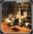 Living room at night