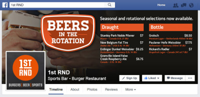 1st RND In The Rotation Facebook Cover Photo