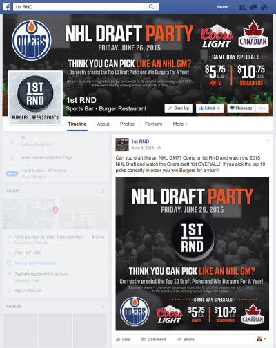 1st RND - NHL Draft Party 2015