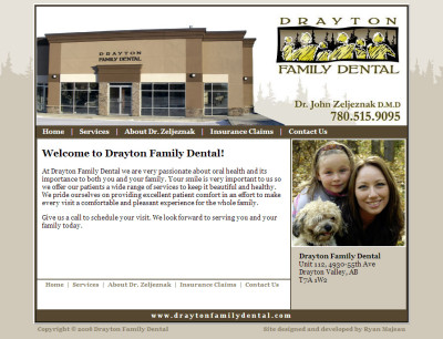 Drayton Family Dental Website