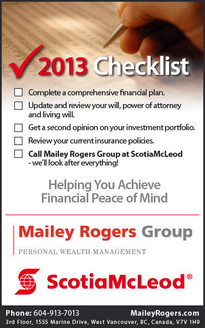 Mailey Rogers Group Ad - 2013 Checklist