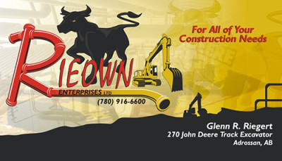 Rieown Enterprises Business Card