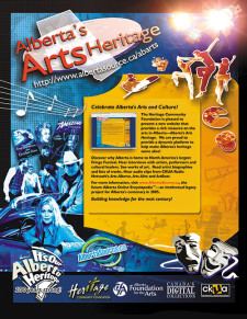 Alberta's Arts Heritage Ad