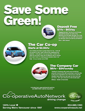 Co-operative Auto Network Ad - Green Living Show 2008