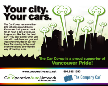 Co-operative Auto Network Ad - Pride Guide 2009]