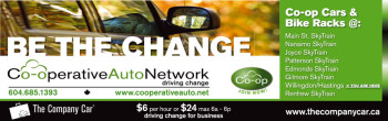 Co-operative Auto Network Bike Rack Signage