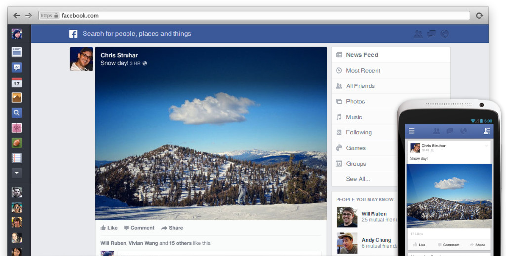 Facebook Clutter Free News Feed