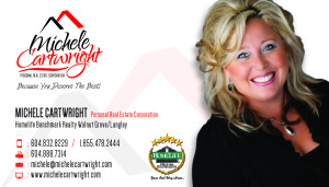 Michele Cartwright Business Card - Front