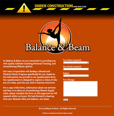 Balance & Beam - Under Construction