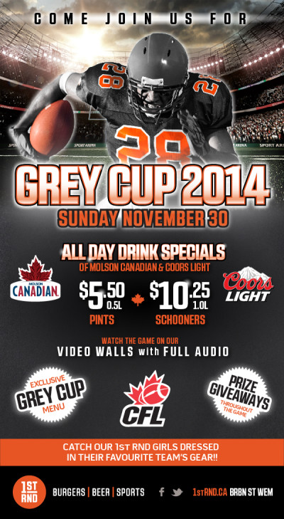 1st RND CFL Grey Cup 2014 MailChimp Email 600px