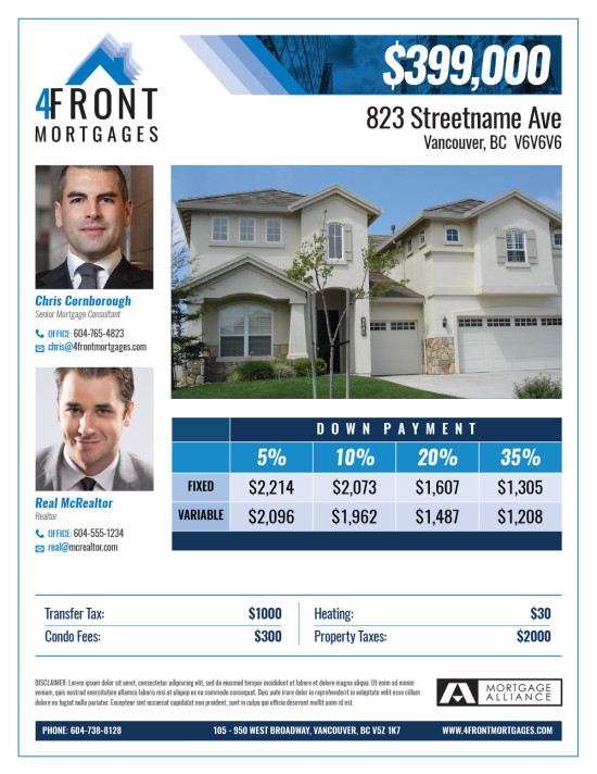 4Front Mortgages Feature Sheet