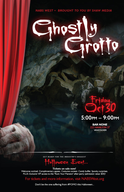 NABS Ghostly Grotto Poster - 11x17