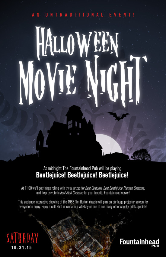 Halloween Movie Night - 11x17 Poster