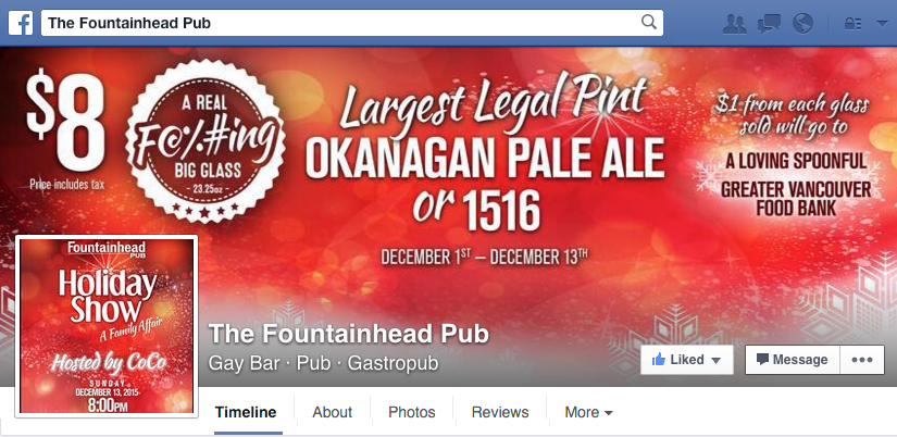 Largest Legal Pint Facebook Cover Photo