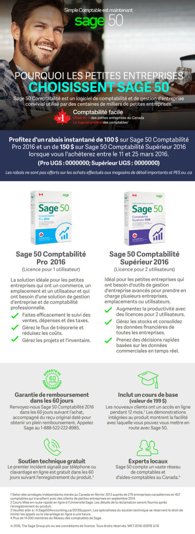 Sage 50 Synnex Email Promo Offer Ad 1 - FR