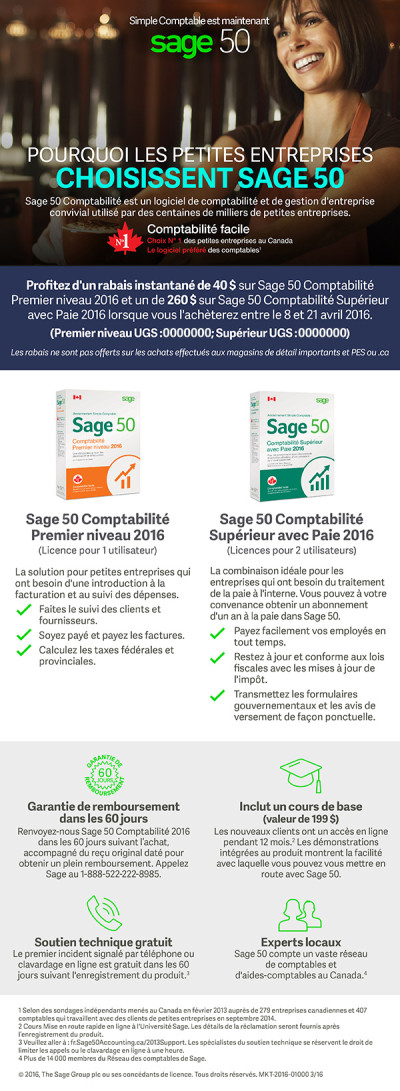 Sage 50 Synnex Email Promo Offer Ad 2 - FR
