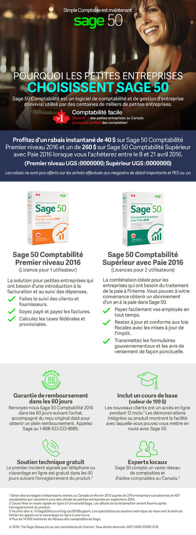 Sage 50 Synnex Email Promo Offer Ad 2 - FR