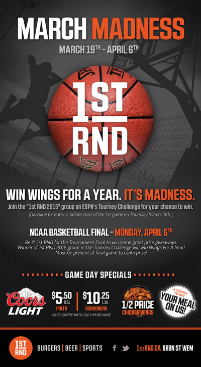 1st RND March Madness 2015 MailChimp Email 600px