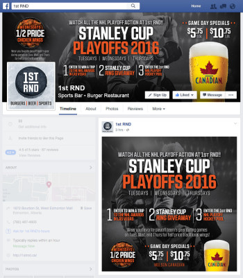 Stanley Cup Playoffs 2016 - Facebook Graphics